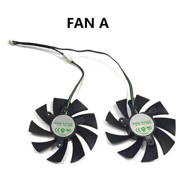 Alt view image 6 of 7 - Graphics Card Cooling Fans Suitable for ZOTAC RTX 2060 2060S 2070 2070S 2080 2080S 2080TI AMP Extreme Series Desktop GA92S2U 85mm 12V 0.46A 4Pin Video Card Cooler Fans GPU Fan (Fan-A)