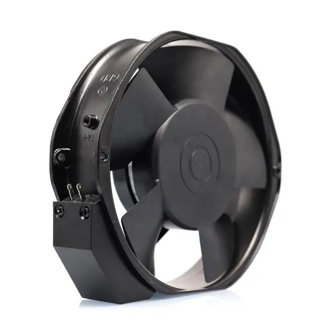 Alt view image 5 of 5 - 5915PC-10T-B30 100VAC 37/33W 50/60 Hz 172 * 150 * 38mm Aluminum Frame Fan Cabinet AC Cooling Fan