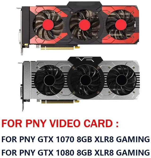 Alt view image 3 of 7 - Graphics Card Cooling Fans Suitable for PNY GTX 1070 1080 XLR8 8GB Gaming Series Desktop FD7010H12D 75mm 12V 0.25A 4Pin Video Card Cooler Fans GPU Fan (Fan-A)