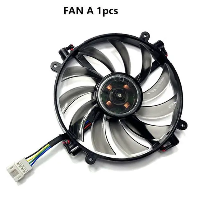 Alt view image 7 of 7 - Graphics Card Cooling Fans Suitable for PNY GTX 1070 1080 XLR8 8GB Gaming Series Desktop FD7010H12D 75mm 12V 0.25A 4Pin Video Card Cooler Fans GPU Fan (Fan-A)