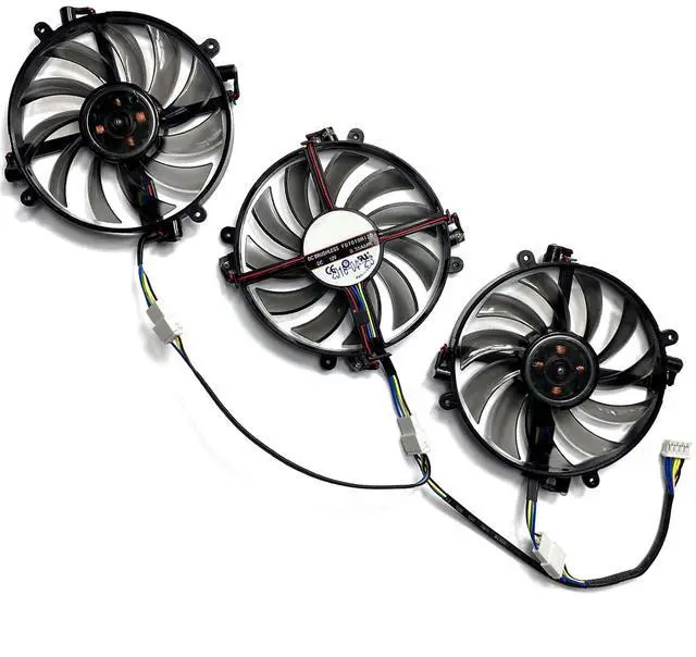 Main image of Graphics Card Cooling Fans Suitable for PNY GTX 1070 1080 XLR8 8GB Gaming Series Desktop FD7010H12D 75mm 12V 0.25A 4Pin Video Card Cooler Fans GPU Fan (3PCS)