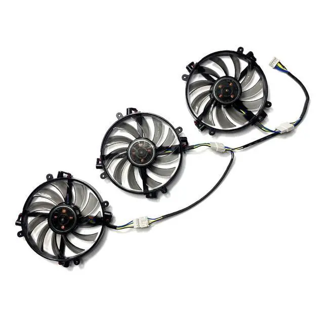 Alt view image 7 of 7 - Graphics Card Cooling Fans Suitable for PNY GTX 1070 1080 XLR8 8GB Gaming Series Desktop FD7010H12D 75mm 12V 0.25A 4Pin Video Card Cooler Fans GPU Fan (3PCS)