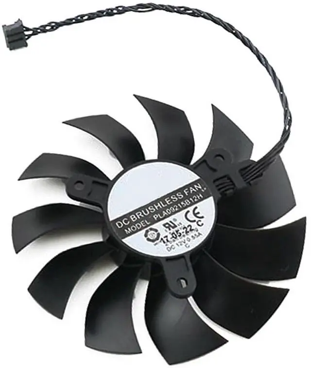 Main image of 1PCS Graphics Card Cooling Fans Suitable for EVGA GTX 1060 1070 1070ti 1080 Gaming SC ICX Series Desktop PLA09215B12H 85mm 12V 0.55A 4Pin Video Card Cooler Fans GPU Fan