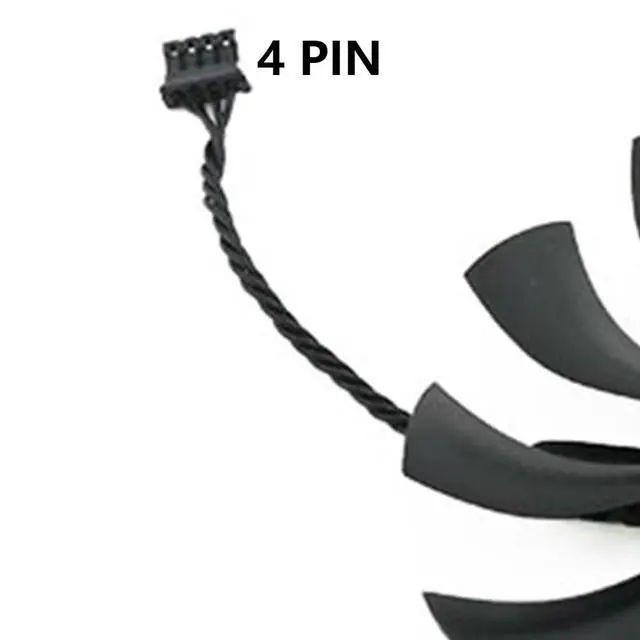 Alt view image 6 of 7 - 1PCS Graphics Card Cooling Fans Suitable for EVGA GTX 1060 1070 1070ti 1080 Gaming SC ICX Series Desktop PLA09215B12H 85mm 12V 0.55A 4Pin Video Card Cooler Fans GPU Fan