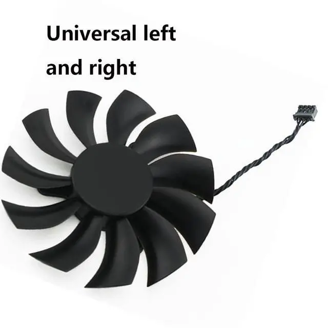 Alt view image 7 of 7 - 1PCS Graphics Card Cooling Fans Suitable for EVGA GTX 1060 1070 1070ti 1080 Gaming SC ICX Series Desktop PLA09215B12H 85mm 12V 0.55A 4Pin Video Card Cooler Fans GPU Fan