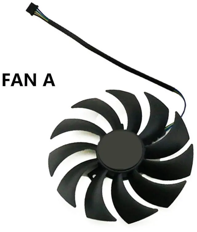 Alt view image 7 of 7 - Graphics Card Cooling Fans Suitable for ZOTAC Gaming GeForce RTX 3070 AMP Holo LHR Series Desktop GAA8S2U 100mm 12V 0.45A 4Pin Video Card Cooler Fans GPU Fan (Fan-A)