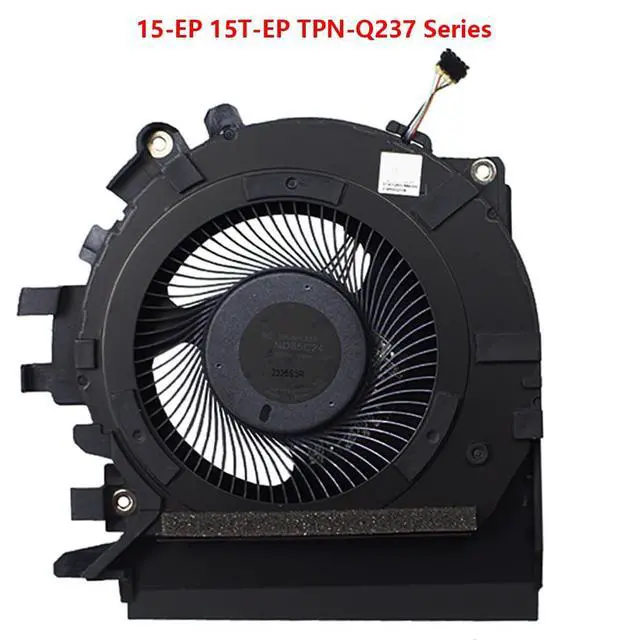 Alt view image 2 of 7 - CPU Cooling Fans Suitable for HP Envy 15-EP 15T-EP TPN-Q237 Series Laptop Cooler Fan 12V 0.50A 4PIN ND85C24-19J11 + ND85C25-19J12 P/N : M04776-001 + M04777-001 (Fan A)