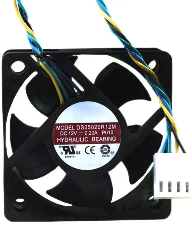 Main image of DS05020R12M 5020 P010 50mm 12V 0.20A 50 * 50 * 20mm 5cm Cooling Fan CPU Cooling Fan 4-Wire