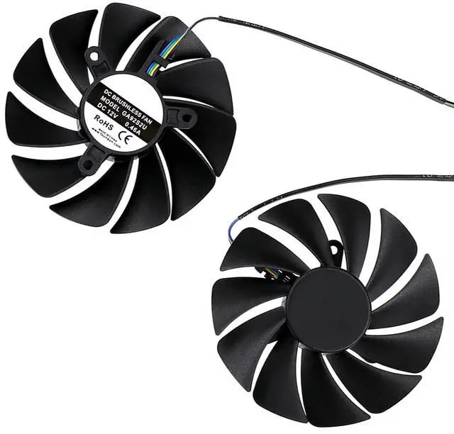 Main image of Graphics Card Cooling Fans Suitable for ZOTAC RTX 3050 3060 3060TI Twin Edge OC Series Desktop GA92S2U CF9015H12S 87mm 12V 0.46A 4Pin Video Card Cooler Fans GPU Fan (2PCS)
