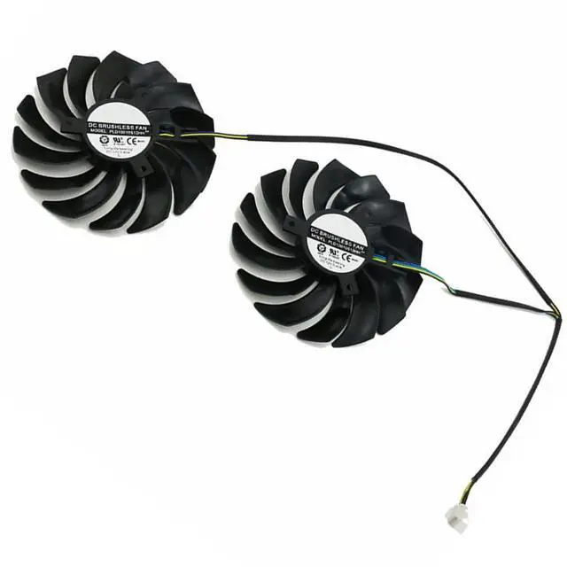 Alt view image 6 of 6 - Graphics Card Cooling Fans Suitable for MSI RX 5600XT 5700 5700XT Gaming X Series Desktop PLD10010S12HH 95mm 12V 0.40A 4Pin Video Card Cooler Fans GPU Fan