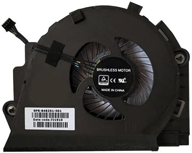 Main image of CPU + GPU Cooling Fans Suitable for HP ZBook Mobile Worstation 15 G3 15 G4 HSTNN-C87C Series Laptop Cooler Fan 5V 0.5A 4 PIN DFS2000054R0T FGGT 848251-001 + DFS531005PL0T FGGU 848252-001 (CPU)