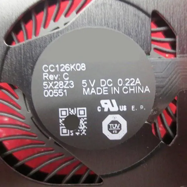 Alt view image 3 of 4 - CPU Cooling Fans Suitable for Lenovo Thinkpad X1 Carbon 4Th GEN 4 20FB 20FC 2016Year X1 Yoga 2nd 2017Year X1 Yoga 3rd 2018Year Series Laptop Cooler Fan CC126K08 5V 0.22A 8PIN 01AVW976 00JT800 01YT252
