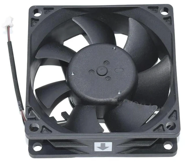 Alt view image 3 of 7 - AUB0712H-C 0.29A AUB0712HH-C 0.40A DC12V 70x70x25MM CM 3 Lines Projector Cooling Fan