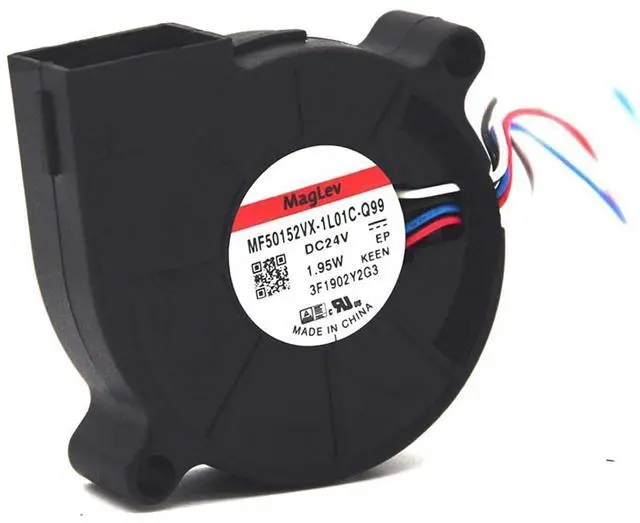 Main image of 24v 5015 Blower Fan MF50152VX-1L01C-Q99 MF50152VX-1L01C-s99 24V DC 1.95W 4 Wire PWM Cooling Fan