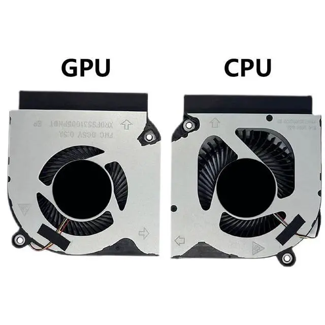 Alt view image 6 of 7 - CPU+GPU Laptop Cooling Fans Suitable for Acer Nitro 5 AN515-44 AN515-45 AN515-55 AN515-56 AN515-57 AN517-41 AN517-45 AN517-52 AN517-53 AN517-54 AN715-52 for Predator PH315-53-72XD PH315-52 (2PCS)