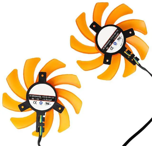 Main image of Graphics Card Cooling Fans Suitable for ZOTAC GeForce GTX 770 2GD5 HA GTX 770 4GB Series Desktop FD7010H12S 85mm 12V 0.35A 4Pin Video Card Cooler Fans GPU Fan