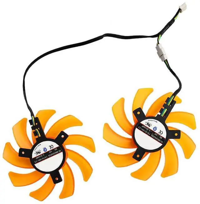 Alt view image 6 of 7 - Graphics Card Cooling Fans Suitable for ZOTAC GeForce GTX 770 2GD5 HA GTX 770 4GB Series Desktop FD7010H12S 85mm 12V 0.35A 4Pin Video Card Cooler Fans GPU Fan