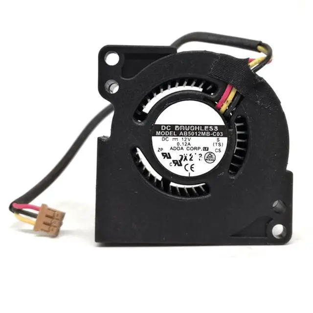 Alt view image 2 of 7 - 5020 12V 0.12A 1.44W 50 * 50 * 20MM Blower AB5012MB-C03 Replacement for BenQ BENQ MP515 ACER X1130P Projector Fan 3 Wire