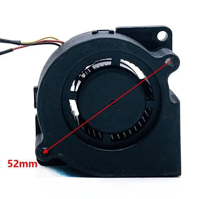 Alt view image 5 of 7 - 5020 12V 0.12A 1.44W 50 * 50 * 20MM Blower AB5012MB-C03 Replacement for BenQ BENQ MP515 ACER X1130P Projector Fan 3 Wire
