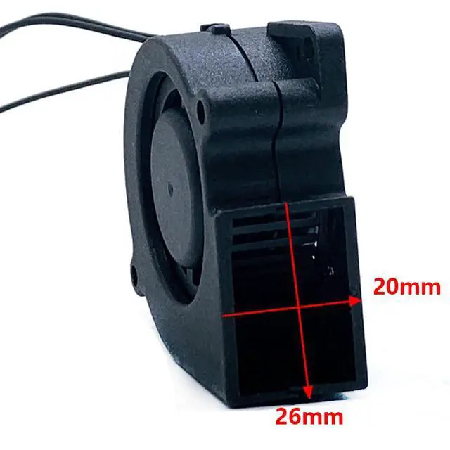 Alt view image 6 of 7 - 5020 12V 0.12A 1.44W 50 * 50 * 20MM Blower AB5012MB-C03 Replacement for BenQ BENQ MP515 ACER X1130P Projector Fan 3 Wire