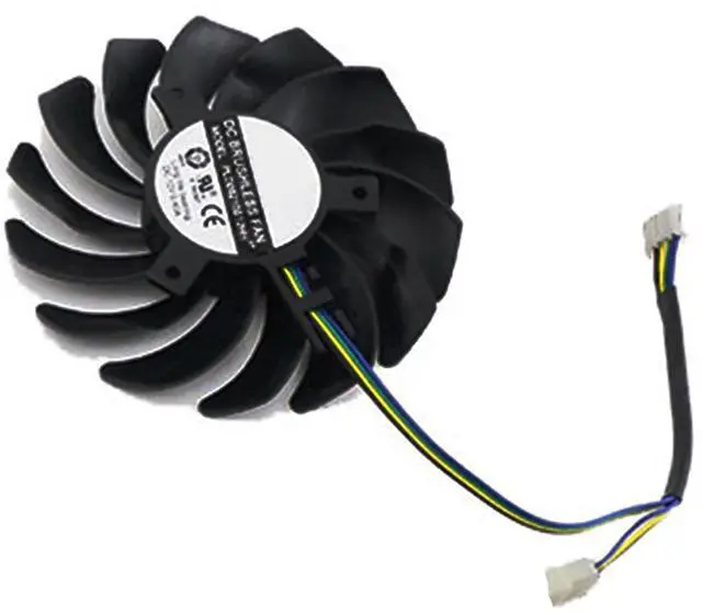 Main image of Graphics Card Cooling Fans Suitable for MSI GTX 1060 1070 1070TI 1080 1080TI Duke GTX 980Ti Lightning Series Desktop PLD09210S12HH 85mm 12V 0.40A 4Pin Video Card Cooler Fans GPU Fan (Fan-B)