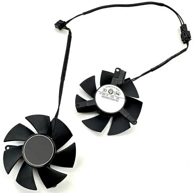 Main image of Graphics Card Cooling Fans Suitable for Gigabyte GTX 1650 1630 Low Profile Series Desktop FS1250-S2053A 47mm 12V 0.19A 3Pin Video Card Cooler Fans GPU Fan (2PCS)