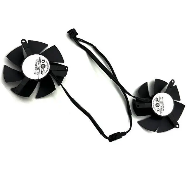 Alt view image 7 of 7 - Graphics Card Cooling Fans Suitable for Gigabyte GTX 1650 1630 Low Profile Series Desktop FS1250-S2053A 47mm 12V 0.19A 3Pin Video Card Cooler Fans GPU Fan (2PCS)