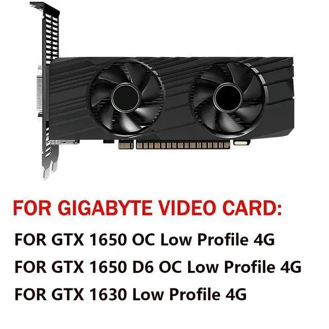 Alt view image 3 of 7 - Graphics Card Cooling Fans Suitable for Gigabyte GTX 1650 1630 Low Profile Series Desktop FS1250-S2053A 47mm 12V 0.19A 3Pin Video Card Cooler Fans GPU Fan (Fan-B)