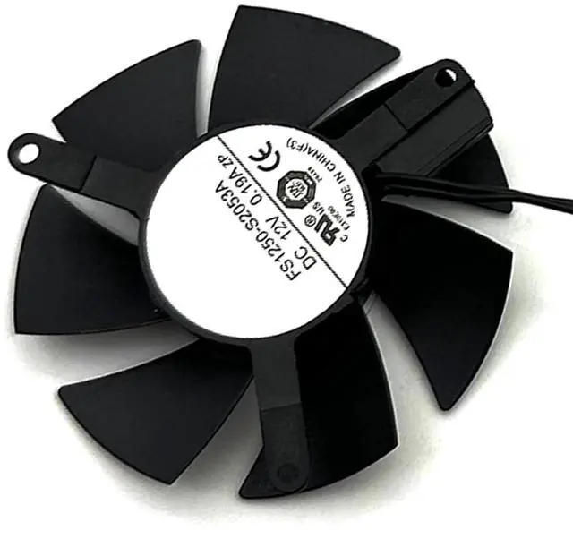 Main image of Graphics Card Cooling Fans Suitable for Gigabyte GTX 1650 1630 Low Profile Series Desktop FS1250-S2053A 47mm 12V 0.19A 3Pin Video Card Cooler Fans GPU Fan (Fan-A)