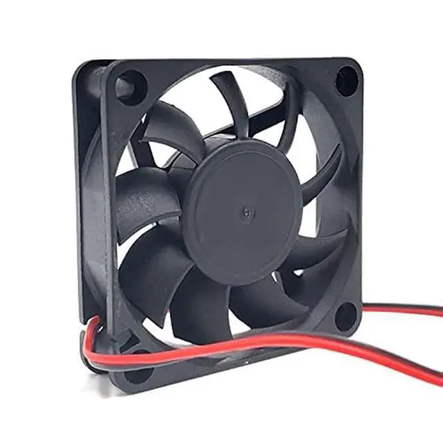 Alt view image 5 of 7 - PY-6015M12S 12V 0.15A 6015 6CM 2-Wire Case Dual Ball 2Pin High Speed Brushless Cooling Fan