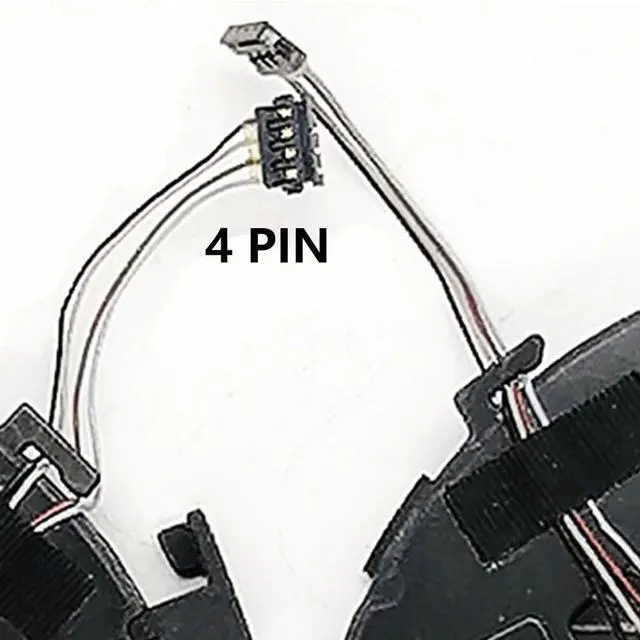 Alt view image 5 of 7 - CPU + GPU Cooling Fans Suitable for HP Spectre X360 15-CH 15-CH0XX TPN-Q200 Series Laptop Cooler Fan 5V 0.5A 4 PIN NS75C00-18C17 + NS75C00-18C16 P/N: L33058-001 + L33057-001 (2PCS)