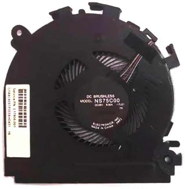 Main image of CPU Cooling Fans Suitable for HP Spectre X360 15-CH 15-CH0XX TPN-Q200 Series Laptop Cooler Fan 5V 0.5A 4 PIN NS75C00-18C17 + NS75C00-18C16 P/N: L33058-001 + L33057-001 (CPU)