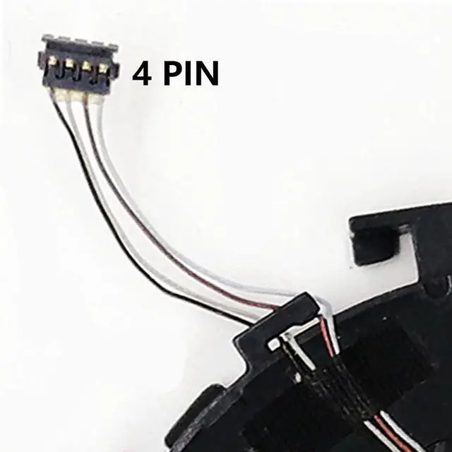 Alt view image 5 of 7 - CPU Cooling Fans Suitable for HP Spectre X360 15-CH 15-CH0XX TPN-Q200 Series Laptop Cooler Fan 5V 0.5A 4 PIN NS75C00-18C17 + NS75C00-18C16 P/N: L33058-001 + L33057-001 (CPU)