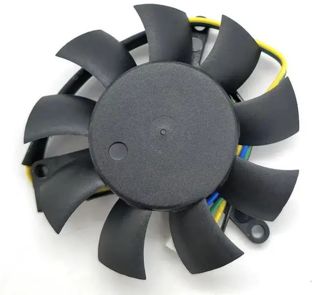 Alt view image 2 of 6 - MGT5012XB-W10 New Video Card Cooling DC12V 0.19A 4Pins Graphics Card Cooler Fan for Magic