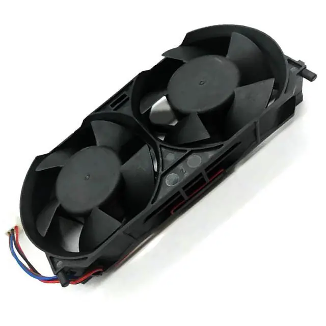 Alt view image 6 of 7 - KDE1207PTVX-A Internal Heat Dissipation Enhanced Heatsink Dual Cooling Fan Suitable for Xbox 360 Xbox360 Series Games Console Cooler Fans 12V 2.8W 3 PIN