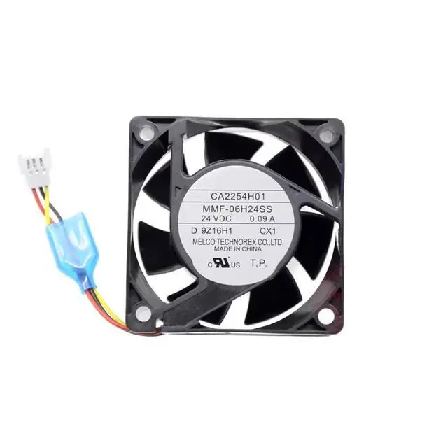 Alt view image 2 of 6 - CB0500H11 CA2254H01 MMF-06H24SS-CX1,CA2254H11 MMF-06H24SS 24VDC 0.09A Inverter Cooling Fan