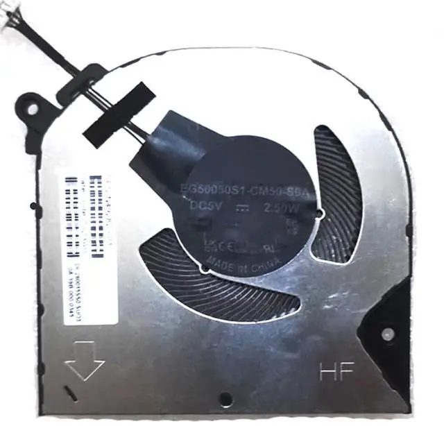 Main image of GPU Cooling Fans Suitable for HP Envy X360 15-FE 15-FH 15Z-FH Series Laptop Cooler Fan 5V 2.50W 4PIN EG50050S1-CM60-S9A + EG50050S1-CM50-S9A N47948-001 + N49282-001 (Fan B)