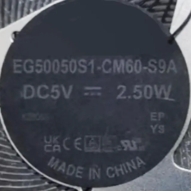 Alt view image 3 of 7 - CPU Cooling Fans Suitable for HP Envy X360 15-FE 15-FH 15Z-FH Series Laptop Cooler Fan 5V 2.50W 4PIN EG50050S1-CM60-S9A + EG50050S1-CM50-S9A N47948-001 + N49282-001 (Fan A)