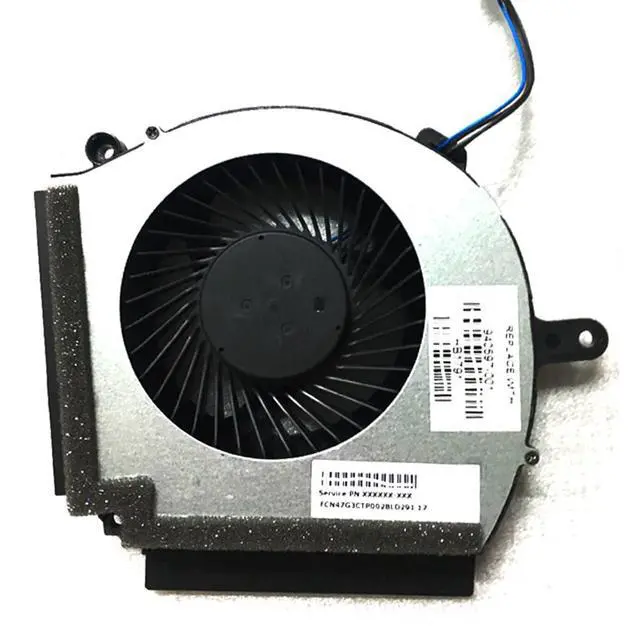 Alt view image 2 of 7 - CPU and GPU Cooling Fans Suitable for HP OMEN GangMing X 17-AP 17T-AP TPN-Q197 Series Laptop Cooler Fan 5V 0.5A 4 PIN 0FJ9A0000H P/N: L03807-001 940597-001