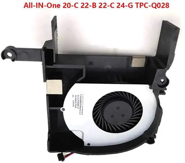 Alt view image 7 of 7 - All in One CPU Cooling Fans Suitable for HP 20-C 22-B 22-C 24-G TPC-Q028 24-G214 24-G014 24-G020 20-C023W 20-C020 22-B013W AIO Cooler Fan 5V 0.82A 4 PIN BAZA0920R5U P011 P/N: 863669-102 863659-004
