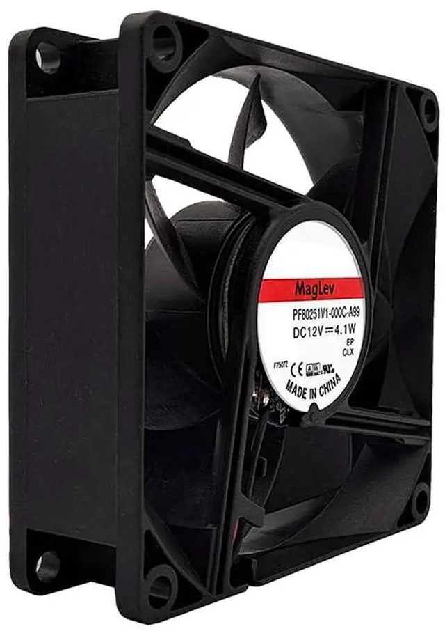 Alt view image 4 of 7 - PF80251V1-000C-A99 8025 80mm Fan 12V 4.1W 8cm Fan for SUNON Magnetic Suspension Case Cooling Fan 2 Wire
