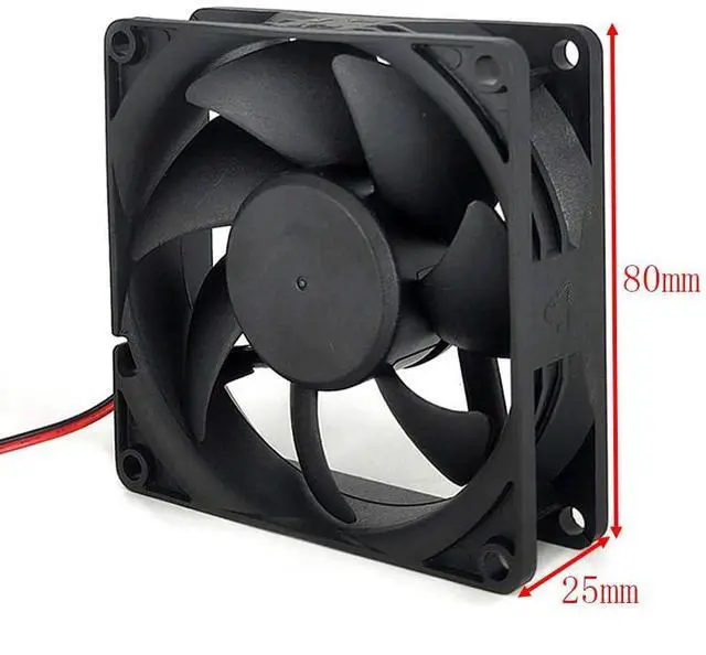 Alt view image 7 of 7 - PF80251V1-000C-A99 8025 80mm Fan 12V 4.1W 8cm Fan for SUNON Magnetic Suspension Case Cooling Fan 2 Wire