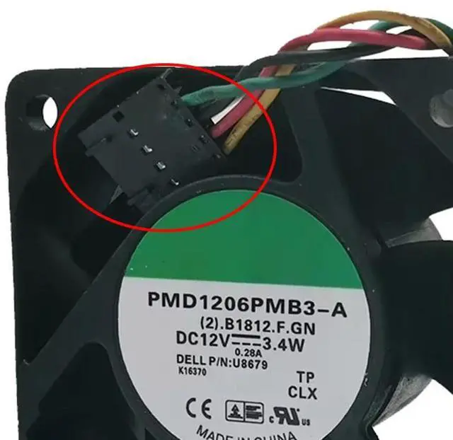 Alt view image 7 of 7 - for SUNON PMD1206PMB3-A 12V Fan 3.4W 0.28A 6CM 6038 Fan 60mm 6000RPM PWM Temperature Controlled Server Case Fan 4-Wire