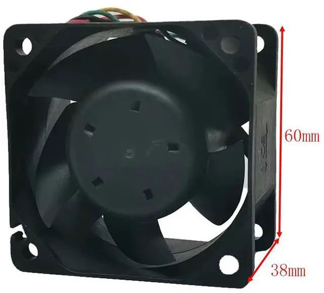 Alt view image 6 of 7 - for SUNON PMD1206PMB3-A 12V Fan 3.4W 0.28A 6CM 6038 Fan 60mm 6000RPM PWM Temperature Controlled Server Case Fan 4-Wire