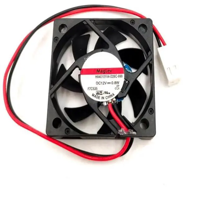 Alt view image 2 of 5 - HA40101V4-D26C-999 4010 12V 0.80W 4CM Cooling Fan 40 * 40 * 10MM 2-Wire Server Cooling Fan