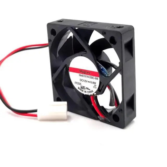 Alt view image 4 of 5 - HA40101V4-D26C-999 4010 12V 0.80W 4CM Cooling Fan 40 * 40 * 10MM 2-Wire Server Cooling Fan