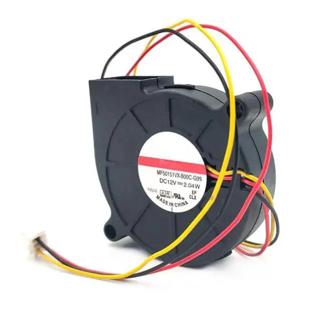 Alt view image 4 of 7 - 50MM Fan MF50151VX-B00C-G99 5015 DC12V 2.04W 5cm for SUNON Fan Purifier Silent Blower Turboblower Fan 3Pin