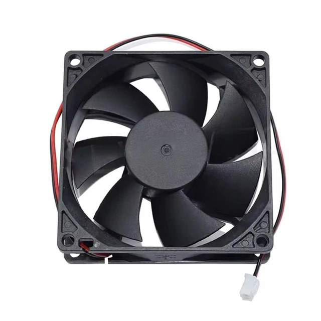 Alt view image 4 of 5 - 80 * 80 * 25MM 8025 80 MM HDH0812EA -A 12 V 0.38 A Square High-Speed/Big Air Volume Fan 2Lines