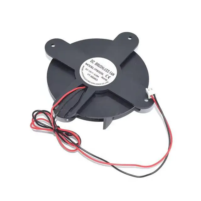 Alt view image 5 of 6 - M4-7G Car Refrigerator Silent 8025 Cross Butterfly Cooling Fan New for Turtle Hatcher YT8025L JSF8025MS 12V 0.28A 2Pin