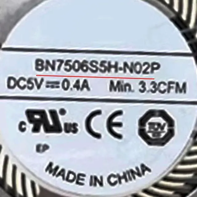 Alt view image 4 of 7 - CPU Cooling Fans Suitable for Dell Inspiron 14 7405 2-in-1 5400 5406 5505 for Lattude 3410 3510 E3410 E3510 for Vostro 15 5501 5502 5508 5509 Series 5V 0.5A 4 PIN PB7006S05LN2 BN7506S5H-N02P